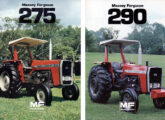 ... 275 (4 cilindros, 3,9 l, 73 cv), 290 (4 cilindros, 4,1 l, 80 cv), todos com quatro marchas reversíveis, ...
