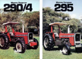 ... 290/4 (a versão anterior com tração 4x4 e câmbio 16x4) e 295 (6 cilindros, 5,8 l, 105 cv, câmbio 8x2).