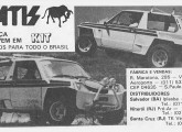 Baja Bug Brasília Matis em anúncio de 1986.