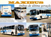 Capa de material de divulgação do Maxibus 1999 (fontes: Jorge A. Ferreira Jr., Richard Stanier).