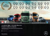Publicidade institucional de novembro de 2017 comemorando os doze prêmios conquistados pela Mercedes-Benz naquele ano.