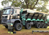 Protótipo do caminhão autônomo Acros 4851 10x4, exposto no Agrishow 2023 (fonte: portal autodata).
