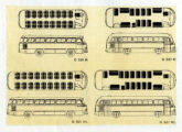 As quatro versões de monoblocos O-321 disponíveis em 1962.
