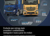 Publicidade de novembro de 2024 anunciando a nova linha Actros Evolution.
