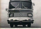 Publicidade de 1969 para o novo rodoviário Mercedes-Benz.