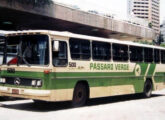 O mesmo modelo de rodoviário na frota da Viação Pássaro Verde, de Belo Horizonte (MG) (foto: Augusto Antônio dos Santos / classicalbuses).