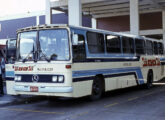 Monobloco rodoviário O-364 da Auto Viação 1001, de Niterói (RJ), fotografado na estação rodoviária de sua cidade (foto: Donald Hudson / onibusbrasil).