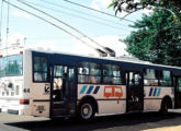 Fabricados na segunda metade dos anos 80, os trólebus Mercedes-Benz foram por quase 15 anos utilizados no transporte público de Araraquara (foto: Sérgio Martire). 