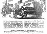 Publicidade em jornal, de representante paulista da Mercedes-Benz, para o primeiro caminhão brasileiro da marca (fonte: portal webradiodivulga).