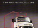 Folder de divulgação do modelo L-1319: especialmente preparado em meados dos anos 80 para ser exportado para os EUA, recebeu motor de seis litros e 190 cv (fonte: Daniel Araújo / autoentusiastas).