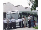 Protótipo de carroceria construída pela Mercedes-Benz para o chassi OF-1620, por ocasião de sua apresentação reservada, em 1994, para alguns empresários de transporte urbano (fonte: Technibus).   