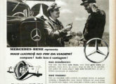 Publicidade de janeiro de 1958, mais uma vez destacando a lucratividade obtida com o uso do diesel.