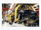Parte da linha de montagem brasileira dos automóveis Mercedes-Benz (fonte: AutoData).