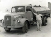 Um L-312 nacional de Juiz de Fora (MG) e seu proprietário, Octávio Kirchmair, em foto da década de 70 (fonte: Iverson Morandi de Oliveira / antigosverdeamarelo).