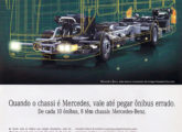 O novo chassi O-500 U ilustra esta publicidade de maio de 2002.