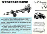 Folheto de propaganda de 1958 com dados técnicos do LP-312, primeiro chassi brasileiro da Mercedes-Benz.