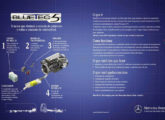 Publicidade de junho de 2011 divulgando o novo sistema de controle de emissões adotado pela Mercedes-Benz em seus veículos.