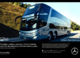 Marcopolo Paradiso G7 DD sobre chassi O 500 RSD 8x2 em publicidade Mercedes-Benz de junho de 2018.