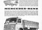 Propaganda para os caminhões 4x4; na ilustração a versão LAP.