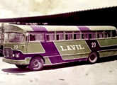 Metropolitama-LP da Lavil - Locar Auto Viação, de Nova Iguaçu (RJ), em imagem de 1968 (foto: Orlando Paz Formoso; fonte: Ivonaldo Holanda de Almeida / ciadeonibus). 
