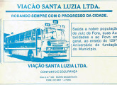 Propaganda de 1979 da Viação Santa Luzia, de Juiz de Fora (MG), mostrando uma variante pouco comum do modelo urbano anterior (fonte: Jorge A Ferreira Jr.).     