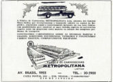 Propaganda institucional de 1955 dando destaque à nova fábrica, inaugurada dois anos antes (fonte: Jorge A. Ferreira Jr.).