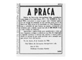 Aviso público da Metropolitana, de 8 de fevereiro de 1956, comunicando o desligamento de Fritz Weissmann.