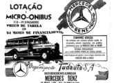 Lotação Metropolitana em publicidade de concessionária carioca da Mercedes-Benz, publicada em setembro de 1956.