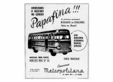 Ônibus Metropolitana sobre chassi LP-312 em propaganda de 1956.