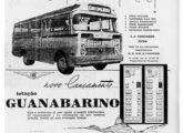 Publicidade de setembro de 1960 para o lançamento do Guanabarino (fonte: Patrício Americano Ferreira).
