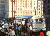 Metropolitana sobre chassi Scania B-75, em 1962 em teste no transporte público de São Paulo (SP) (fonte: Eduardo Cunha).