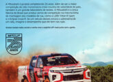 Propaganda de setembro de 2024 registrando o 25o aniversário da competição monomarca de rally Mitsubushi Cup.