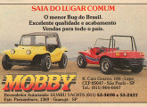 Buggy Mobby em propaganda de 1989.