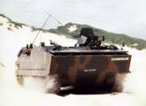 Charrua II no campo de testes do Exército na Marambais, Rio de Janeiro (RJ) (fonte: Jorge A. Ferreira Jr.).
