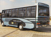 O primeiro ônibus da MOV foi alocado à frota da empresa paulistana Turismo Santa Rita; note o spoiler na extremidade do teto.