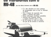 Rolos compactadores rebocados foram por muitos anos o principal produto da Müller; este anúncio é de maio de 1968 (fonte: João Luiz Knihs).