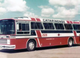 O mesmo modelo, fabricado em 1979 para a Viação Catarinense, sobre Scania BR 115. 