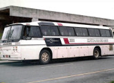 Rodoviário Nimbus sobre Scania K-112 da empresa Catarinense, de Blumenau (SC); a imagem foi tomada em 1981, em Curitiba (PR) (foto: Fábio Dardes).