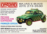 Baja Off-Road em anúncio de 1986.