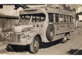 Ford 1945-47 na ligação rodoviária entre Varginha e Elói Mendes (MG) (fonte: portal classicobus).