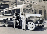 Ford FK alemão de 1952 com carroceria rodoviária, servindo à empresa Guarany, de Porto Alegre (RS) (fonte: site onibusbrasil).