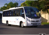 Publicidade da Agrale para seu chassi MA 10.0, aqui apresentado com carroceria Neobus Thunder+ (fonte: Jorge A. Ferreira Jr.).