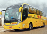 Com o New Road N10 380, de 2012, a Neobus buscava ampliar sua fatia do mercado rodoviário; com mecânica Volvo de dois eixos, este carro foi fornecido para a Odi-Tur Transportes, operadora de Serafina Corrêa (RS) (foto: Leonardo Ribeiro / busologosdosul).