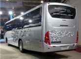 Spectrum 325 no stand da Neobus na feira Transpúblico 2018 (foto: Marco Antônio Silva de Góes / onibusbrasil).