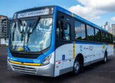 Um dos 120 New Mega em chassi OF-1721 em 2019 vendidos em para o grupo Redentor, do Rio de Janeiro (RJ).