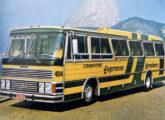 Em chassi Mercedes-Benz O-355, este foi um dos primeiros Diplomata do Expresso Brasileiro (fonte: portal onibusbrasil).