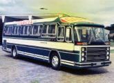 Para a Viação Garcia, uma de suas mais importantes clientes, a Nielson preparou esta carroceria com seis faróis sobre plataforma Scania BR 116 (fonte: portal revistaautobus).