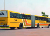Scania B-111 equipado com carroceria rodoviária articulada Diplomata para a Viação Araguarina, de Goiânia (GO) (fonte: site onibusbrasil).