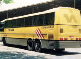 O ônibus anterior em vista ¾ traseira (foto: Augusto Antônio dos Santos / onibusbrasil).