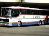 Em chassi Scania K 112 TL, um Diplomata 350 pertencente à empresa Transporte Coletivo Célico, de São José do Rio Preto (SP) (foto: Fábio Barbano / onibusbrasil).